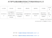 關(guān)于廢氣治理設(shè)施建設(shè)項(xiàng)目竣工環(huán)保驗(yàn)收報(bào)告全本公示